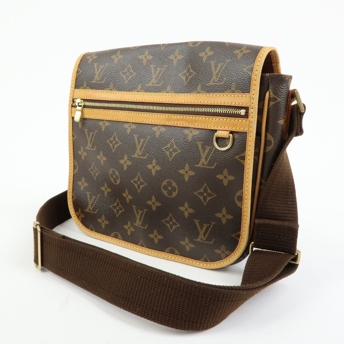 Louis Vuitton Bosphore Messenger Monogram Canvas Brown Canvas Handbag (Pre-Owned)