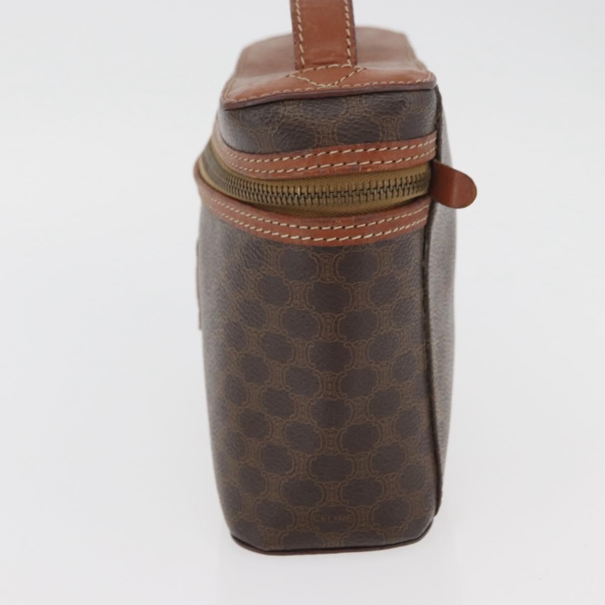 Celine Macadam Vanity Canvas Brown Canvas Clutche & Pouche Bag (Pre-Owned)