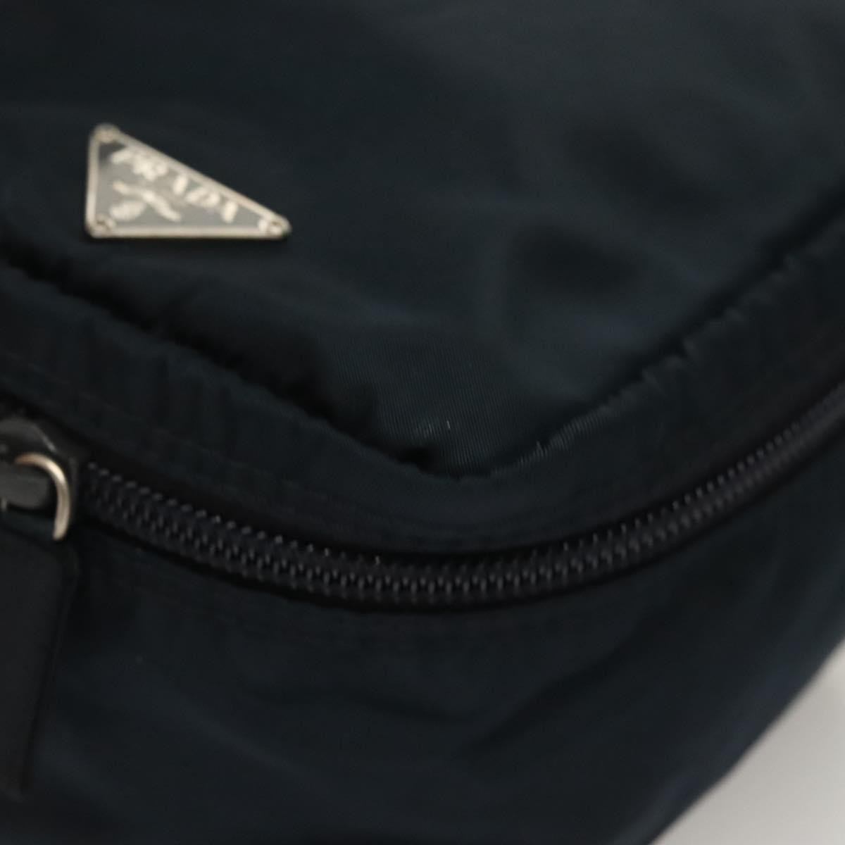 Prada Zip Around Toiletry Tessuto Navy Nylon Clutche & Pouche Bag (Pre-Owned)