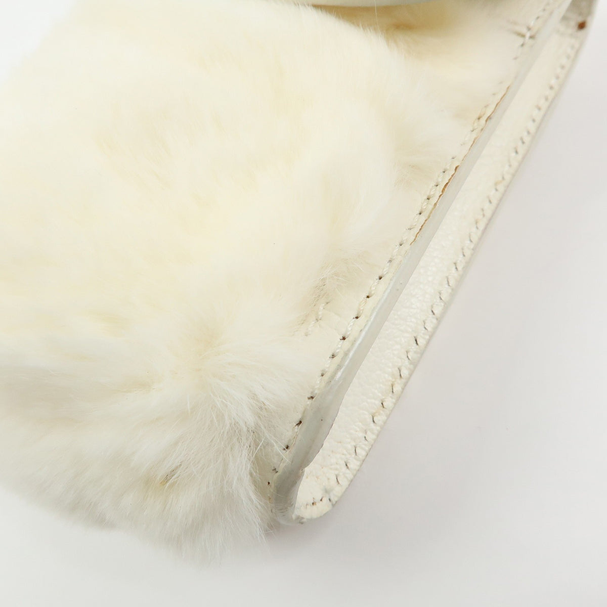 Celine Triomphe Leather Beige Leather Shoulder Bag Bag (Pre-Owned)