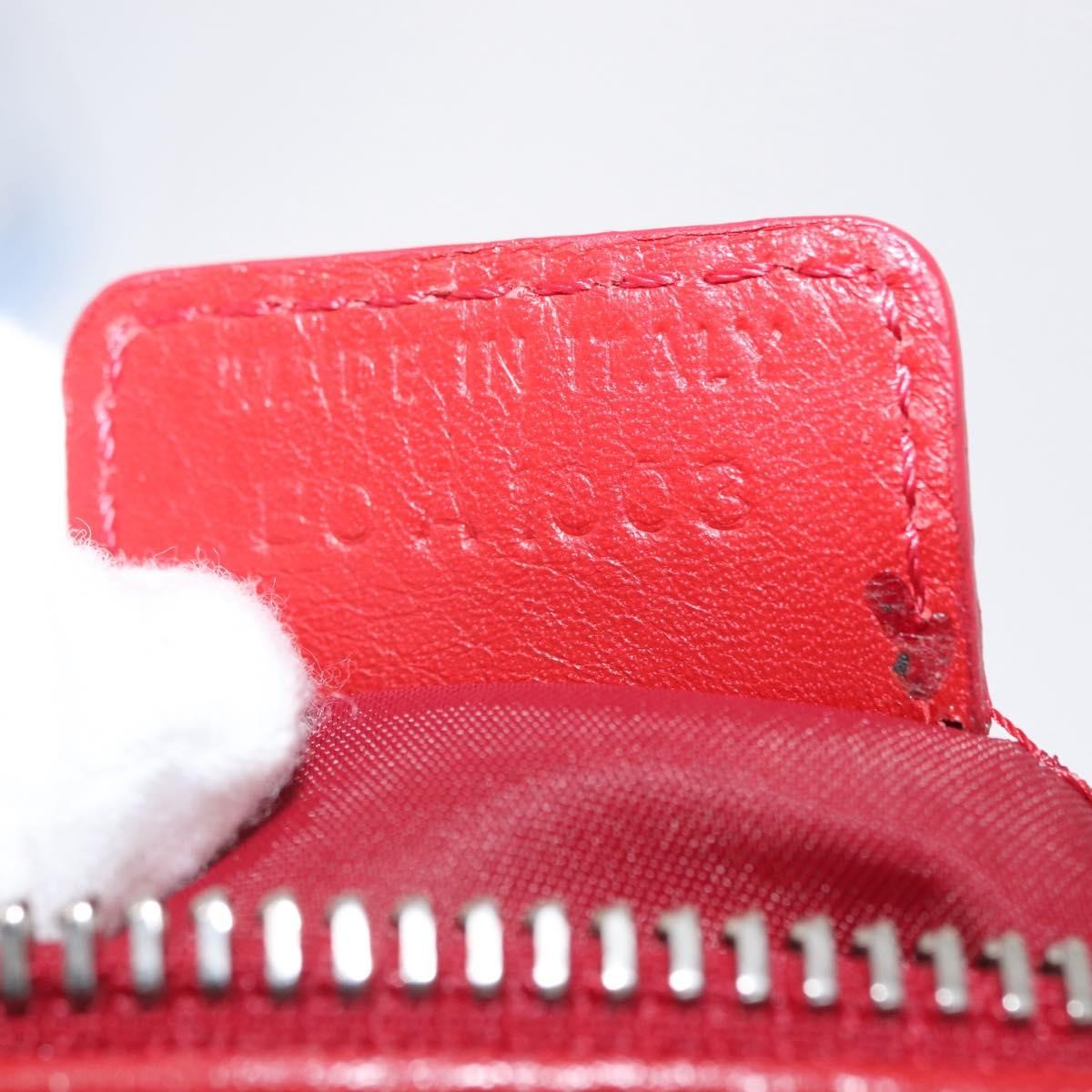 Christian Dior Vintage Street Chic Diorissimo Canvas With Leather Red Canvas Shoulder Bag Bag (Pre-Owned)