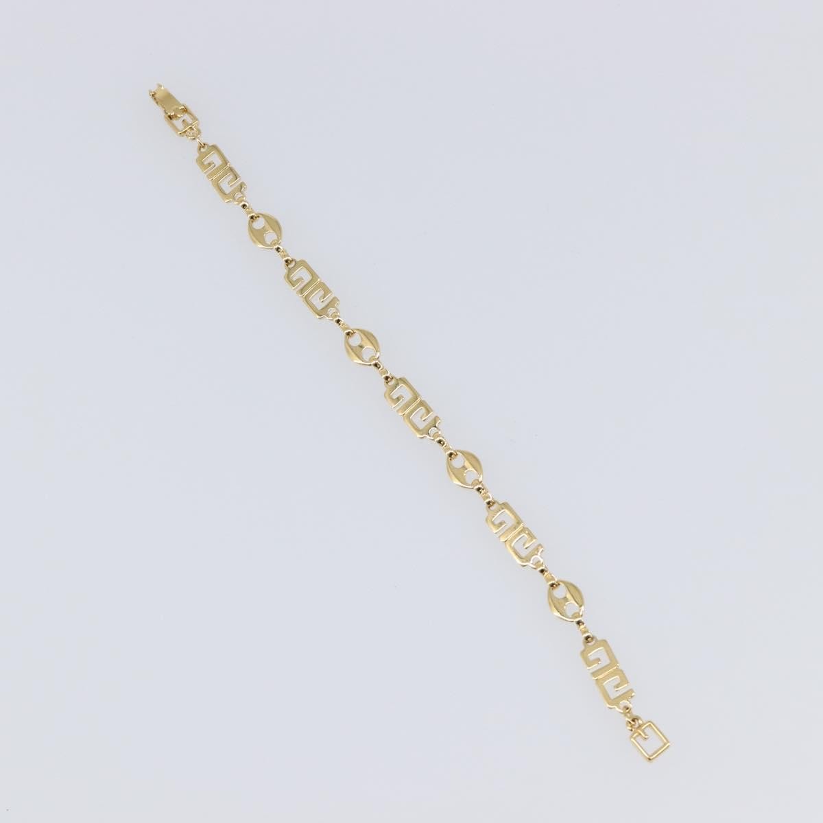 Givenchy Logo Metal Gold Metal Bracelet Jewelry (Pre-Owned)