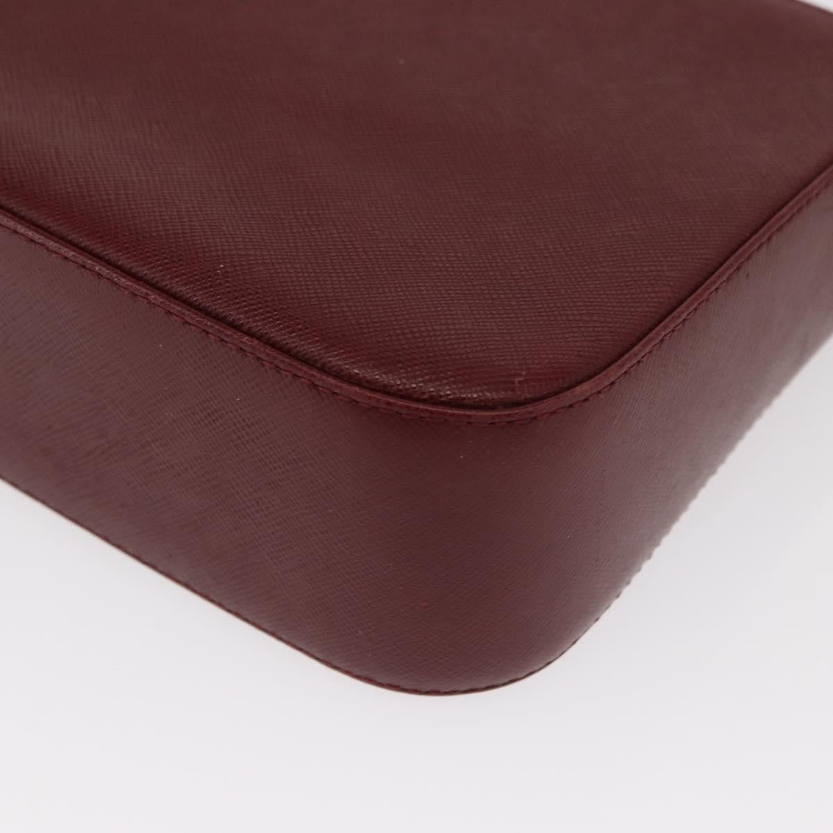 Burberry Vintage Leather Burgundy Leather Shoulder Bag Bag (Pre-Owned)