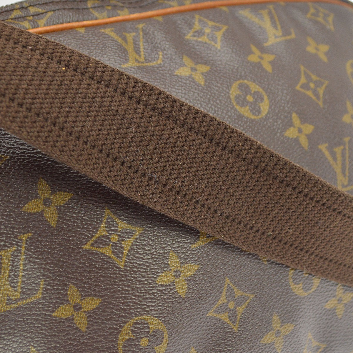 Louis Vuitton Reporter Monogram Brown Canvas Shoulder Bag Bag (Pre-Owned)