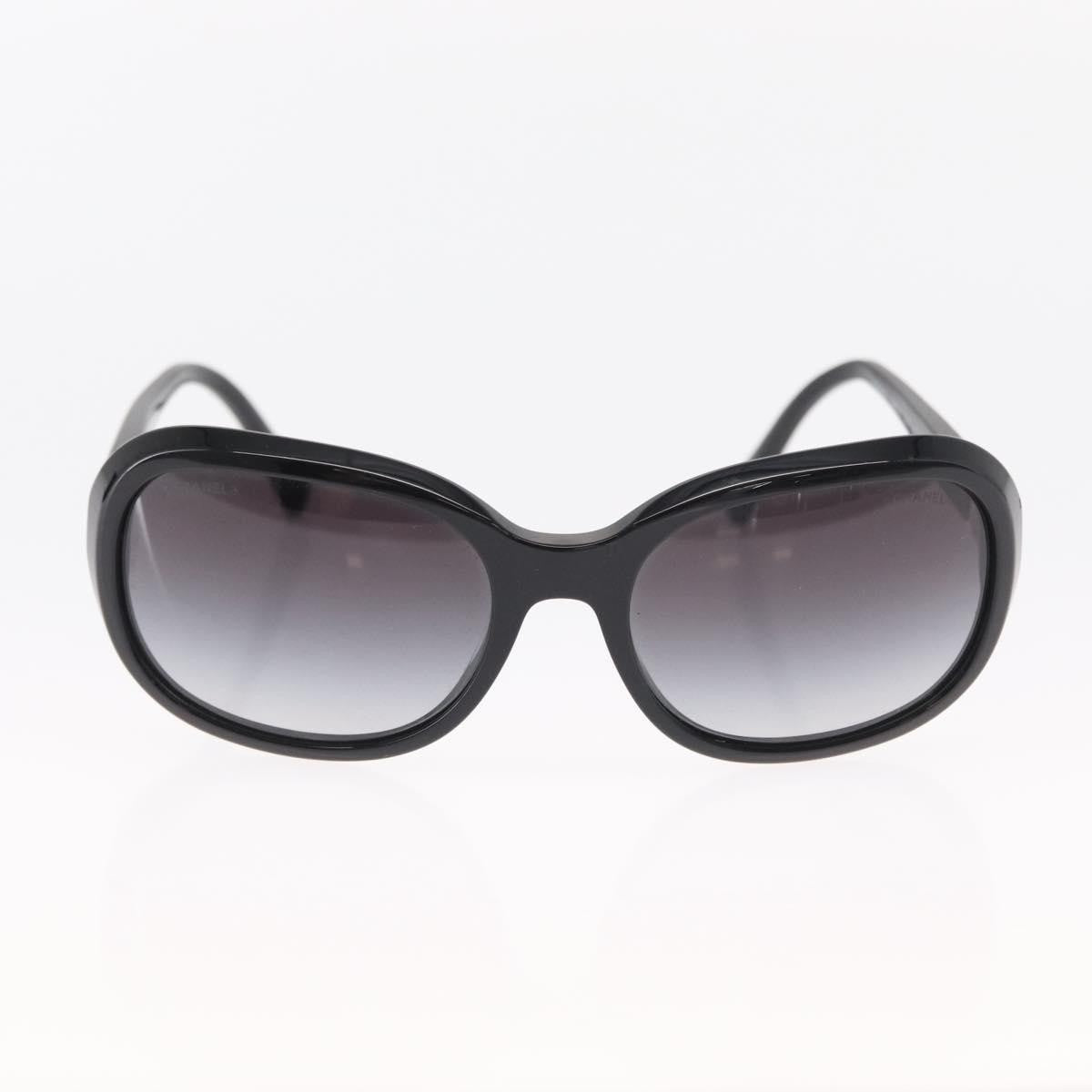 Chanel Logo Cc Plastic Black Plastic Sunglasse Accessory (Pre-Owned)