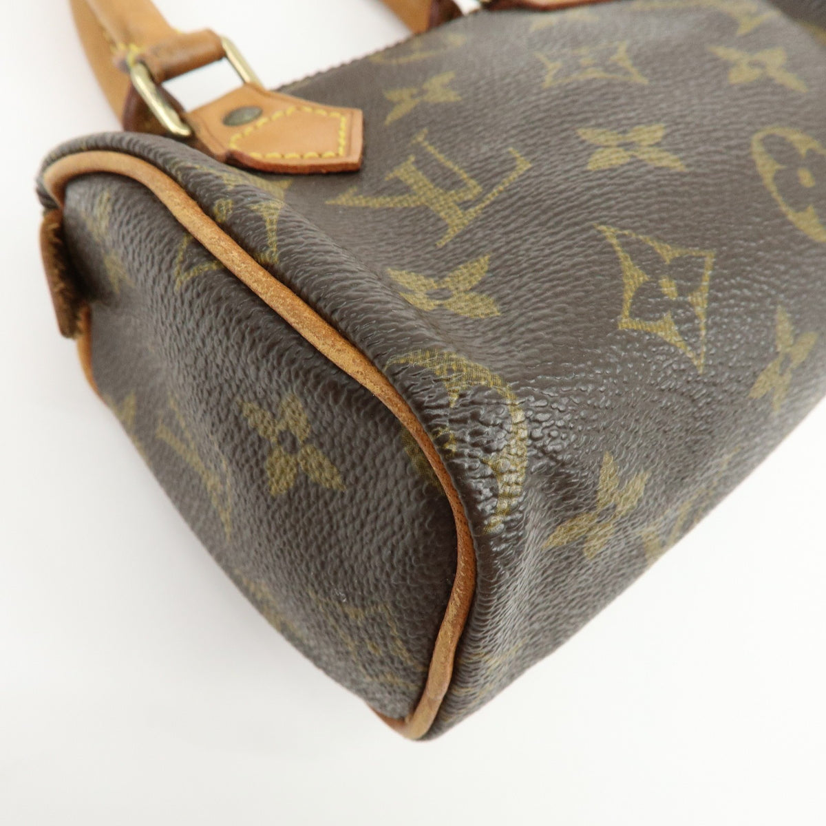 Louis Vuitton Speedy Mini Hl Monogram Canvas Brown Canvas Handbag (Pre-Owned)
