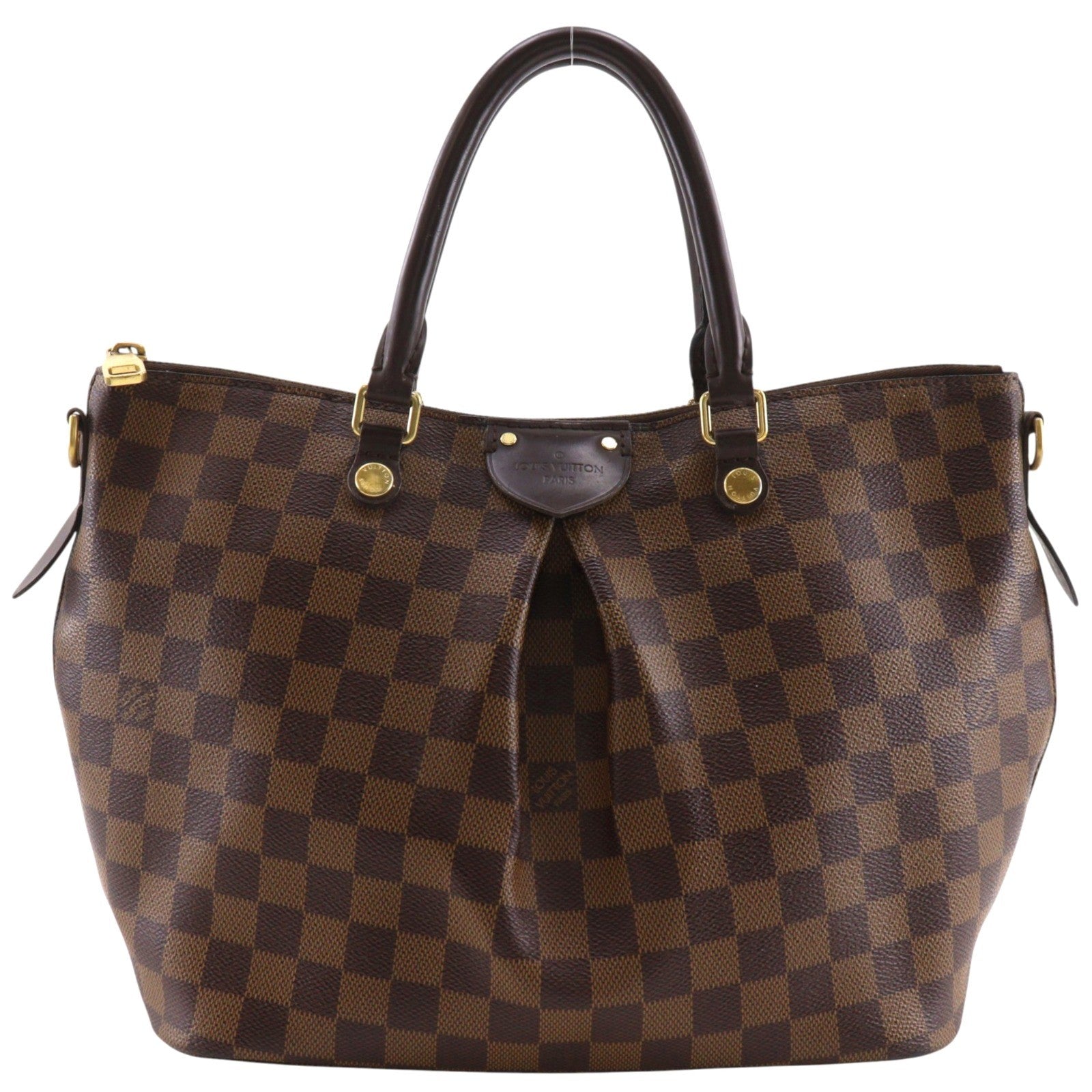 Louis Vuitton Siena Damier Brown Canvas Handbag (Pre-Owned)