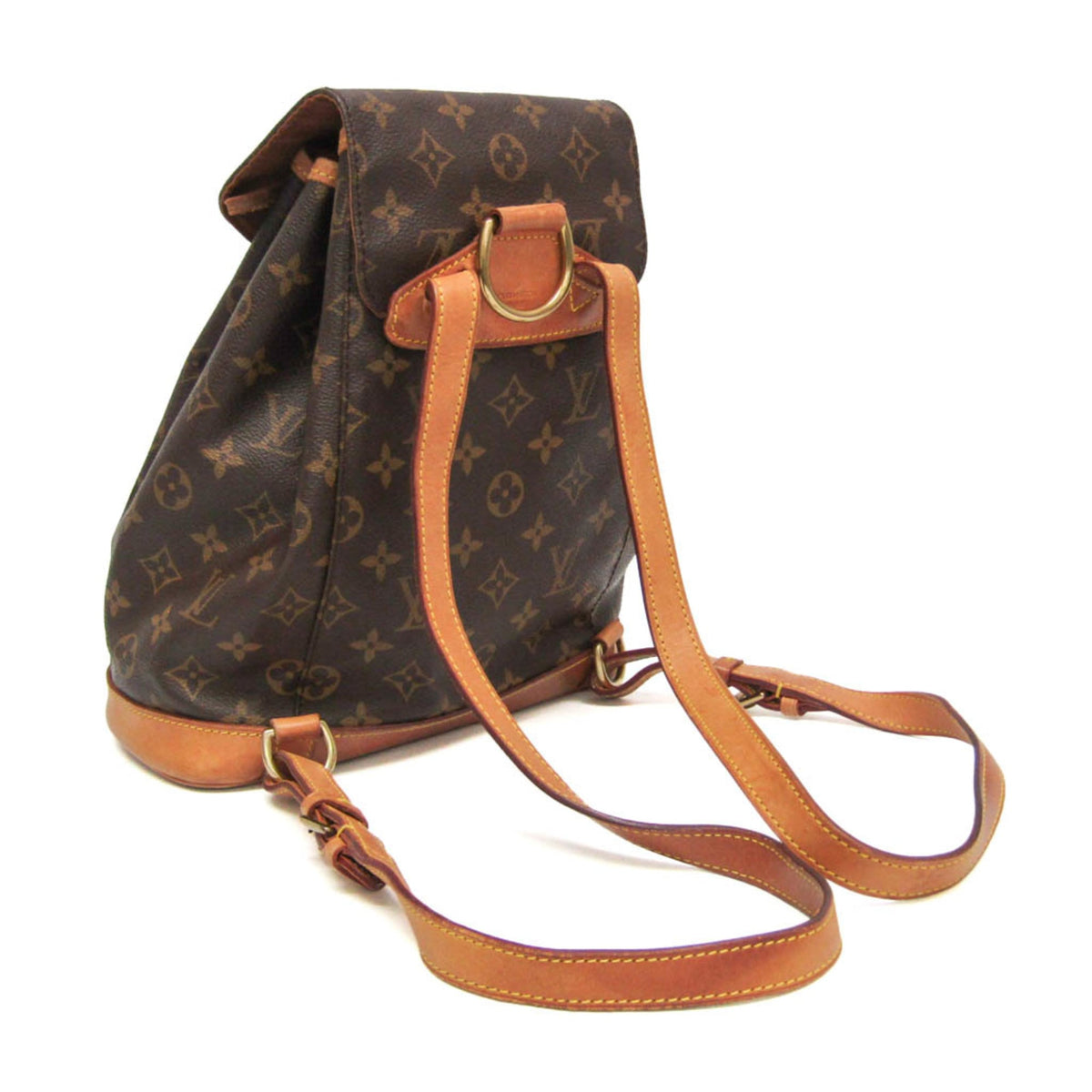 Louis Vuitton Vintage Montsouris Monogram Canvas Brown Canvas Backpack Bag (Pre-Owned)