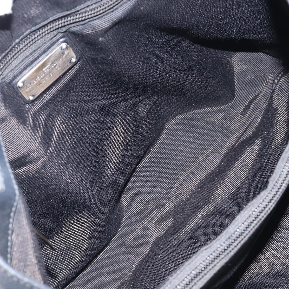 Salvatore Ferragamo Vala Tote Leather Black Leather Tote Bag Bag (Pre-Owned)