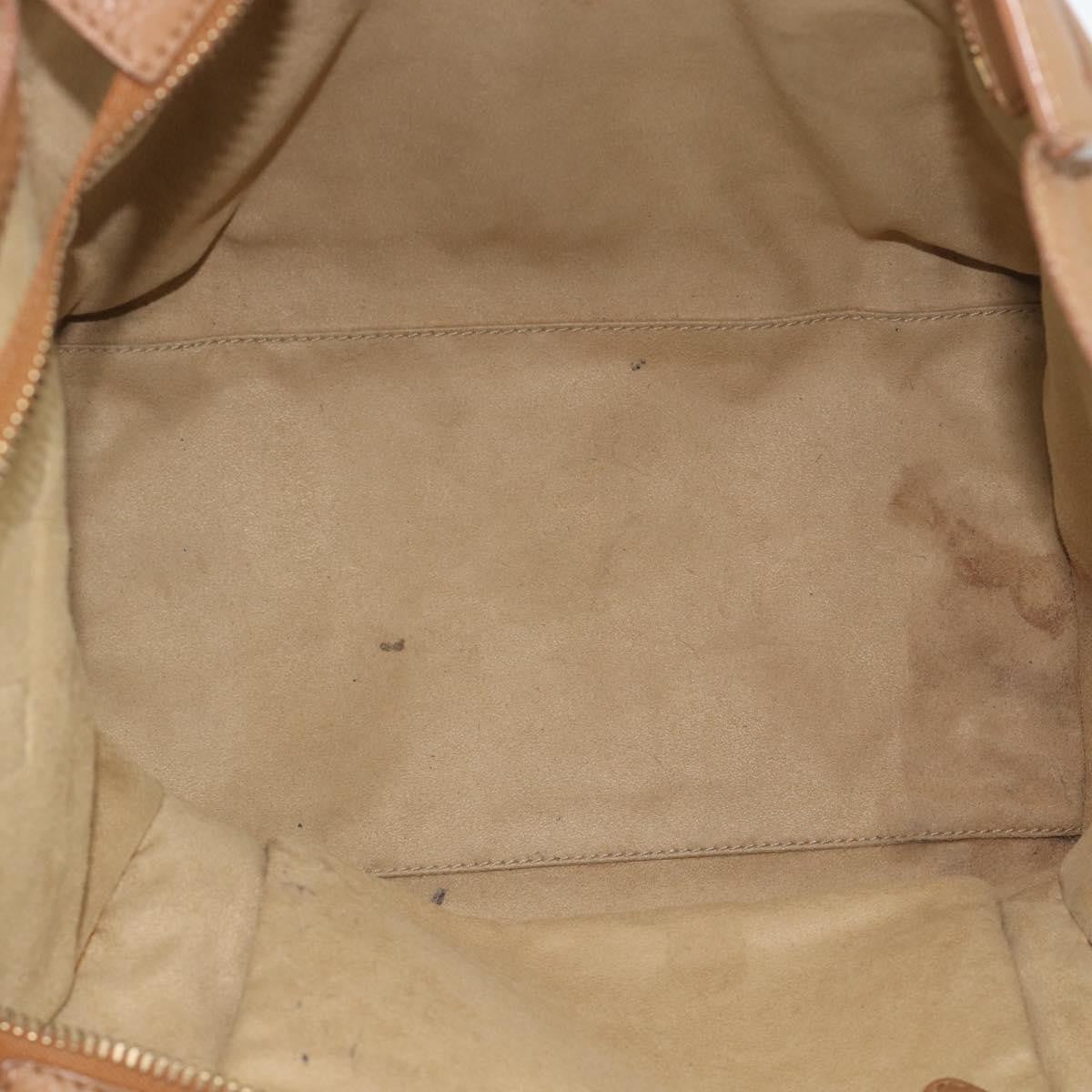 Celine Luggage Grainy Leather Brown Leather Tote Bag Bag (Pre-Owned)