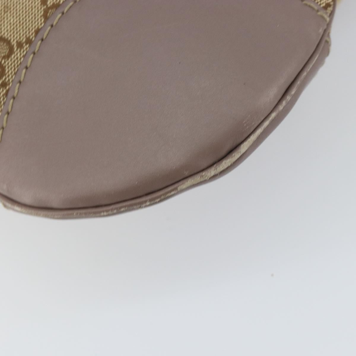 Gucci Mayfair Messenger Gg Canvas And Leather Beige Canvas Shoulder Bag Bag (Pre-Owned)