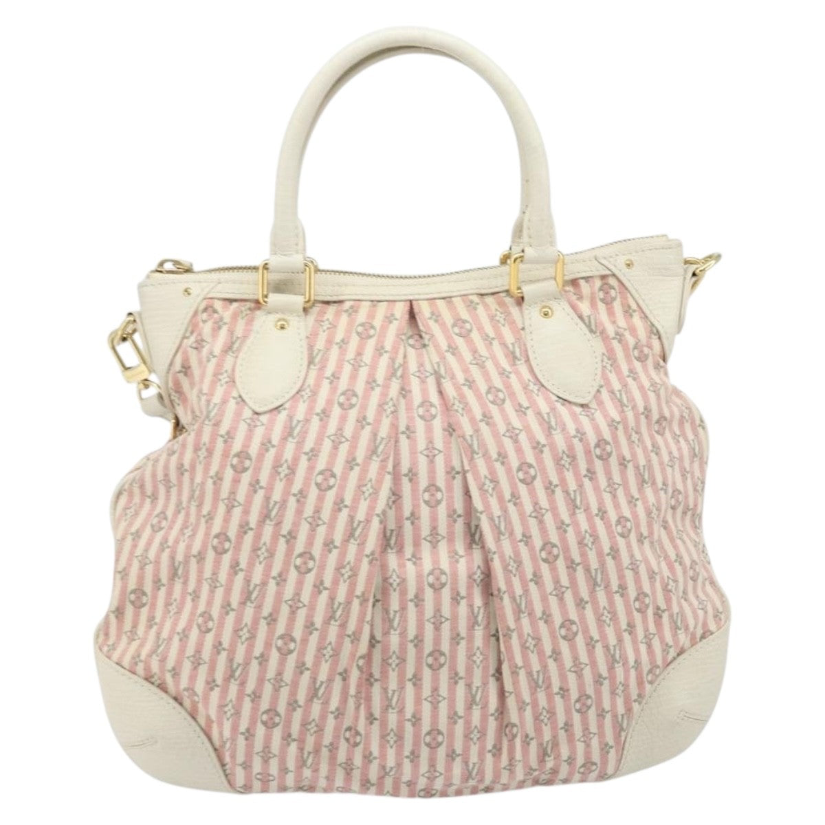 Louis Vuitton Marina Mini Lin Croisette Pink Canvas Handbag (Pre-Owned)