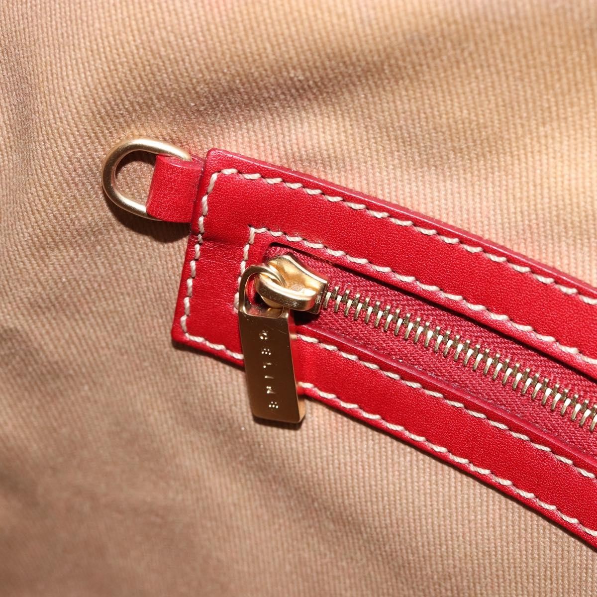 Celine Macadam Shoulder Pvc Leather Beige Canvas Shoulder Bag Bag (Pre-Owned)