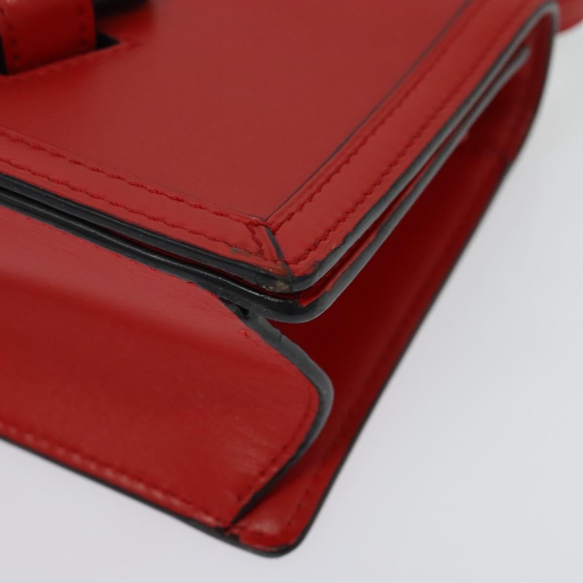 Loewe Barcelona Leather Red Leather Shoulder Bag Bag (Pre-Owned)