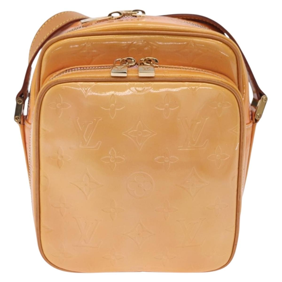 Louis Vuitton Wooster Monogram Vernis Yellow Patent_Leather Shoulder Bag Bag (Pre-Owned)