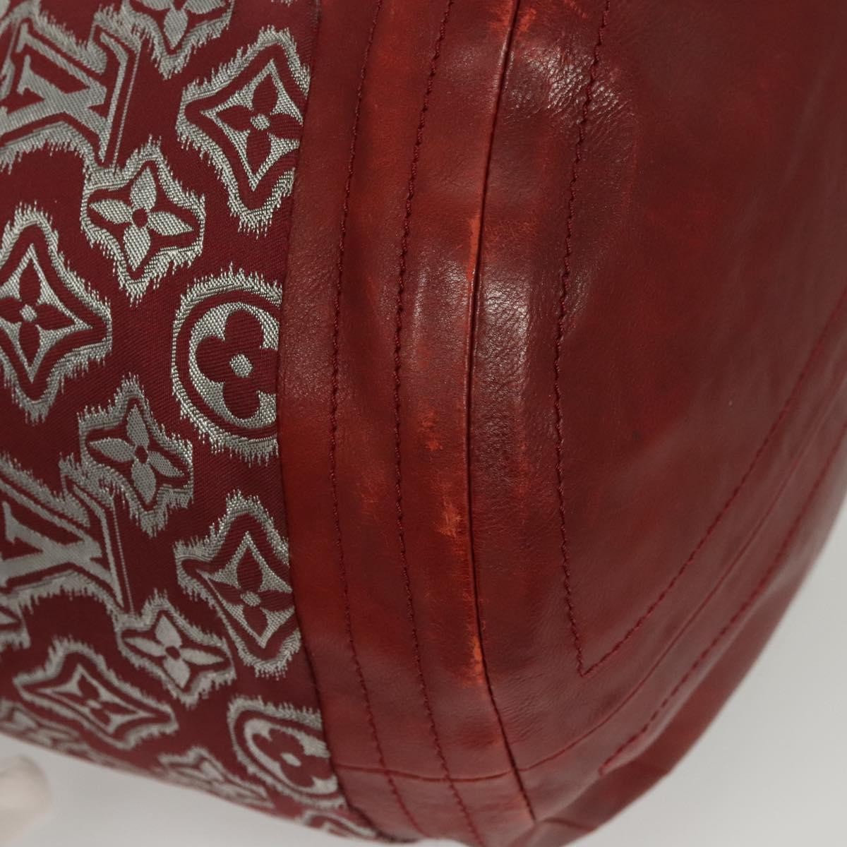 Louis Vuitton Aviator Limited Edition Monogram Jacquard Burgundy Canvas Handbag (Pre-Owned)