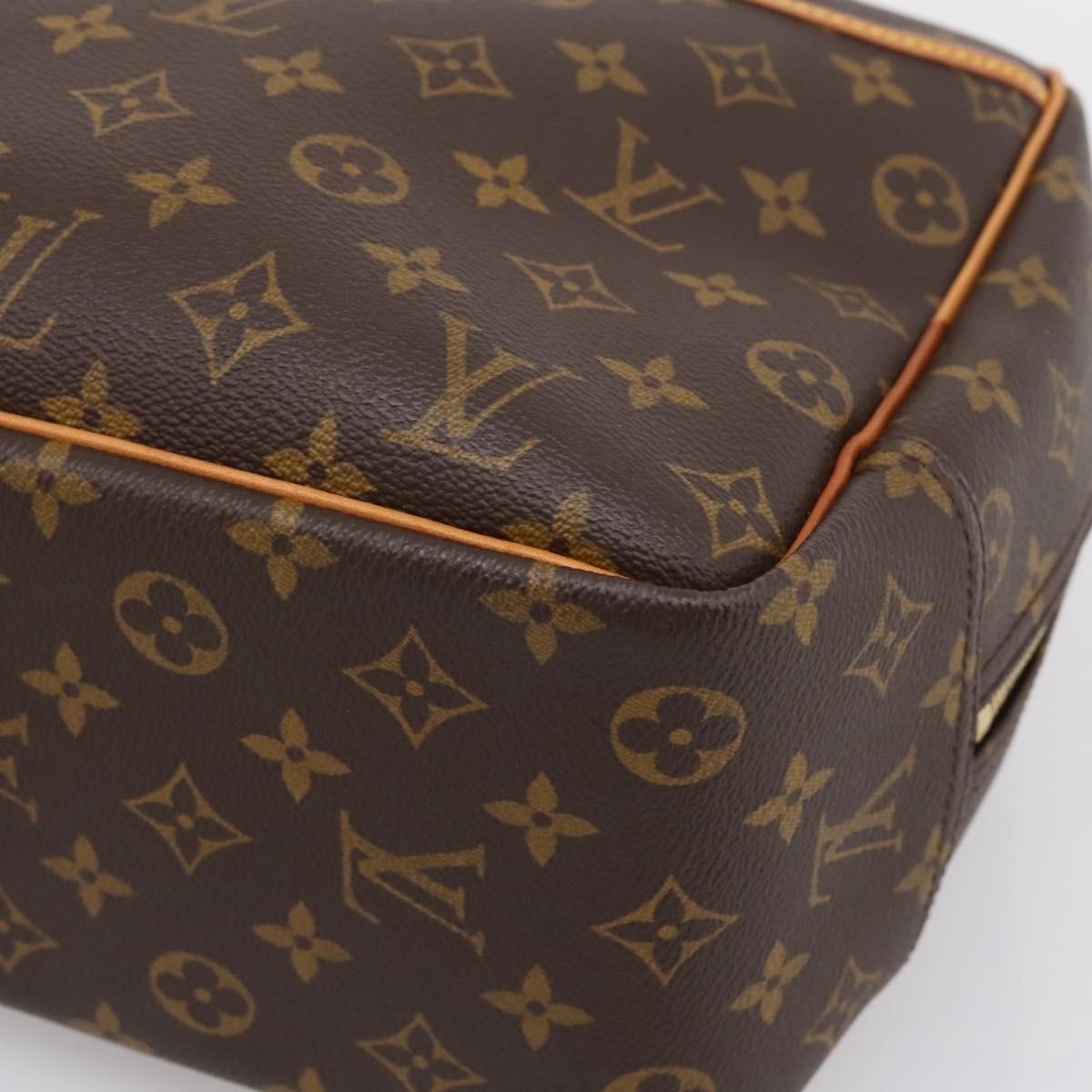 Louis Vuitton Deauville Monogram Canvas Brown Canvas Handbag (Pre-Owned)