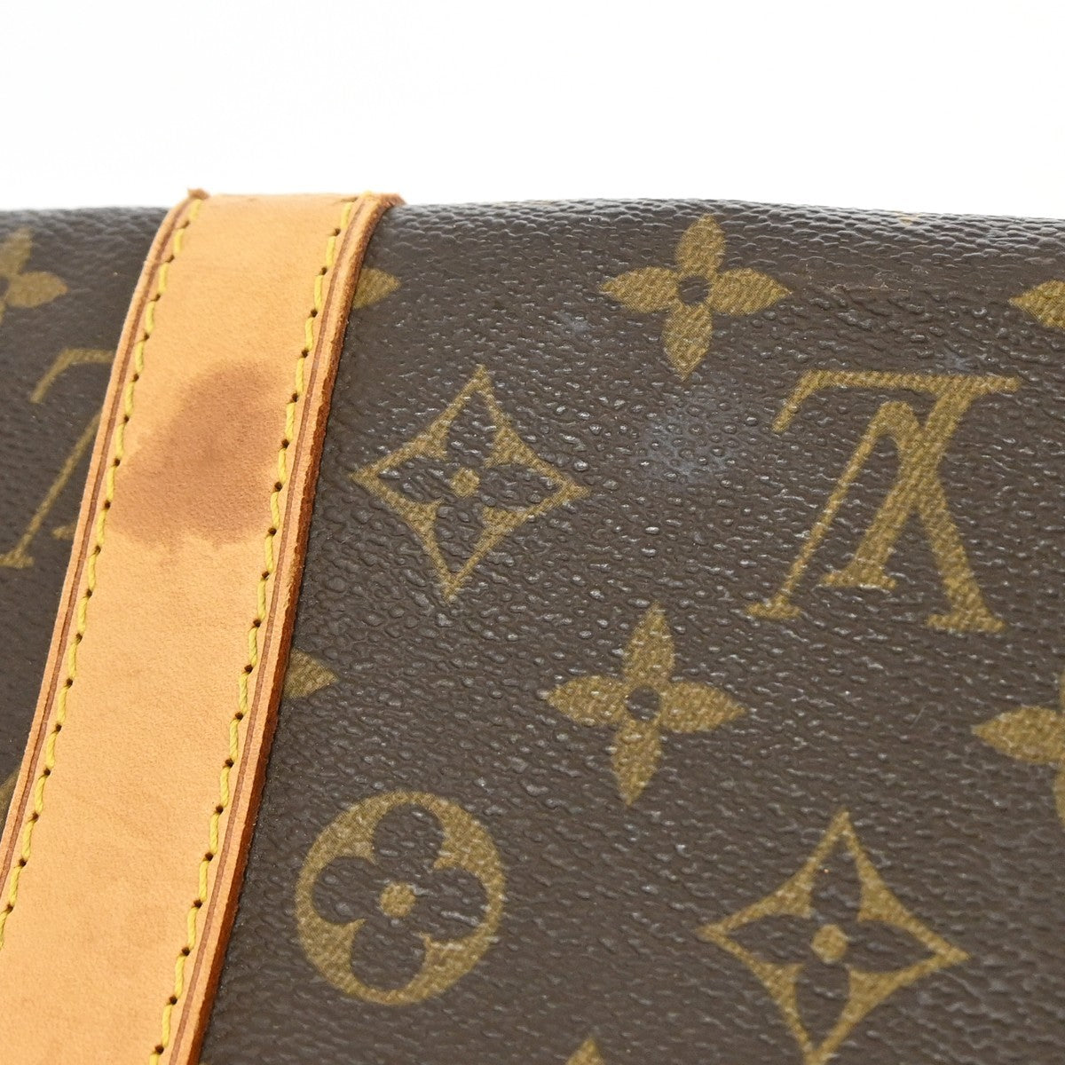 Louis Vuitton Keepall Monogram Canvas Brown Canvas Travel Bag Bag (Pre-Owned)