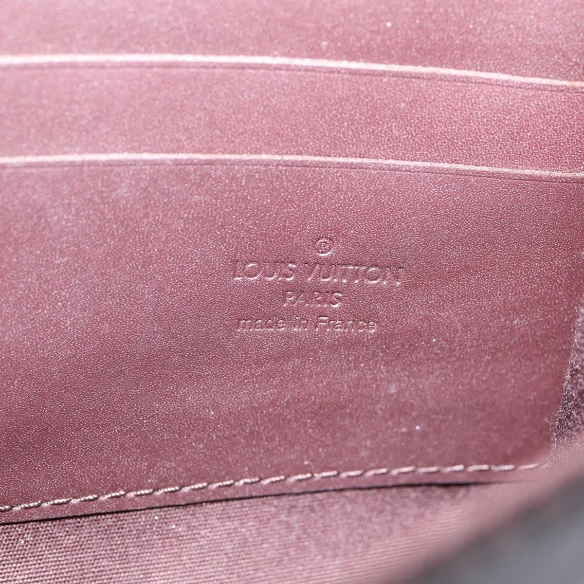 Louis Vuitton Bel Air Pochette Monogram Vernis Burgundy Patent_Leather Clutche & Pouche Bag (Pre-Owned)