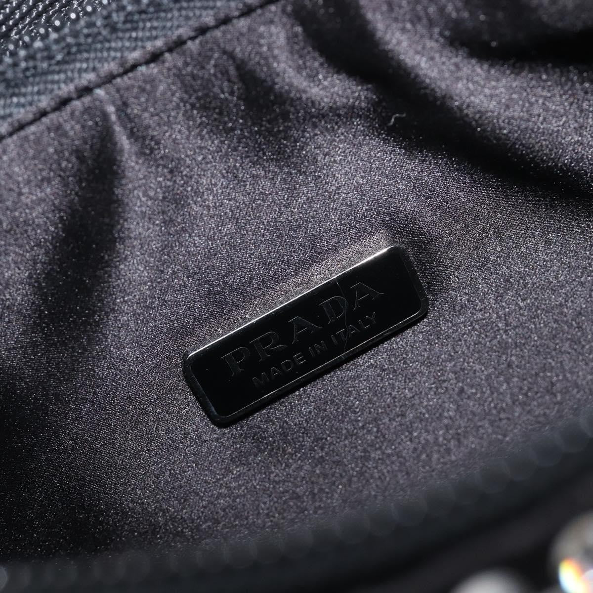 Prada Re-Edition 2000 Hobo Crystal Embellished Satin Silver Silk Shoulder Bag Bag (Pre-Owned)