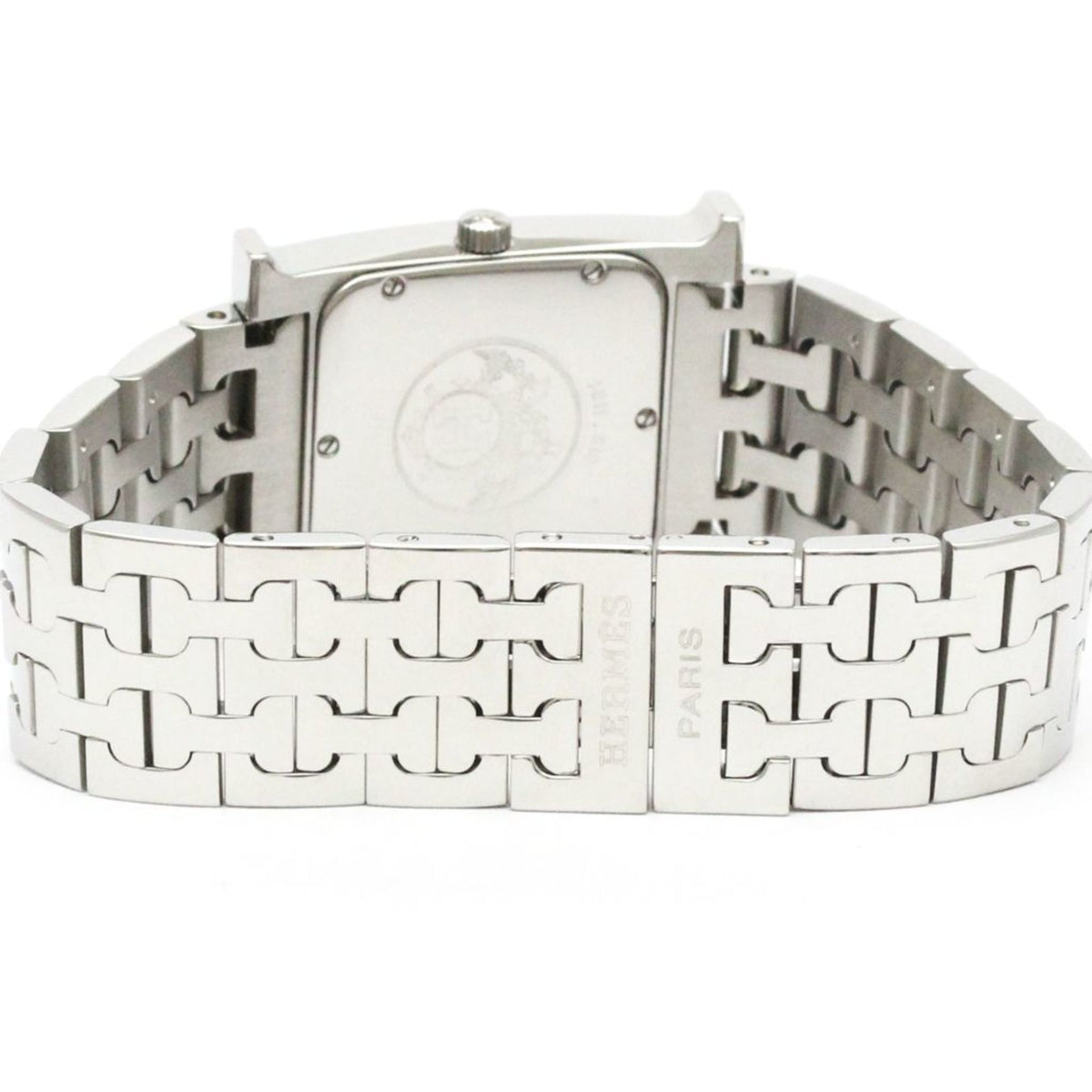 Hermes Heure H Quartz Stainless Steel Watch (Pre-Owned)