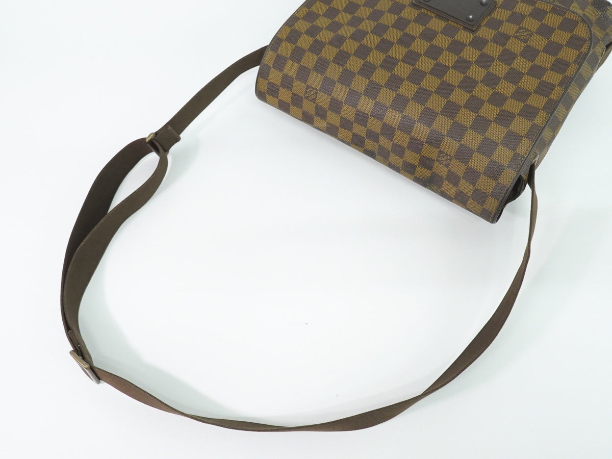 Louis Vuitton Brooklyn Damier Ebene Brown Canvas Shoulder Bag Bag (Pre-Owned)