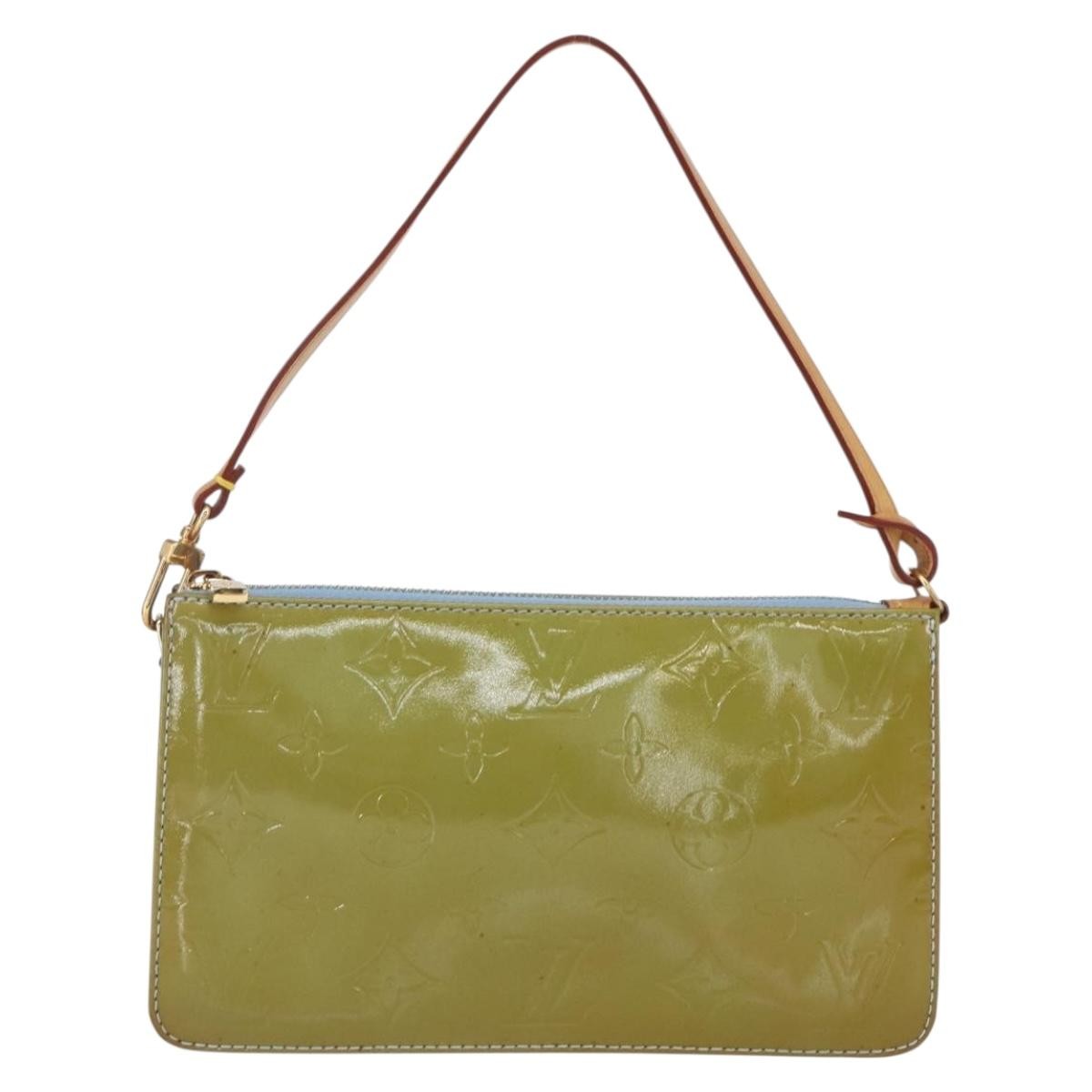 Louis Vuitton Lexington Pochette Monogram Vernis Blue Patent_Leather Clutche & Pouche Bag (Pre-Owned)