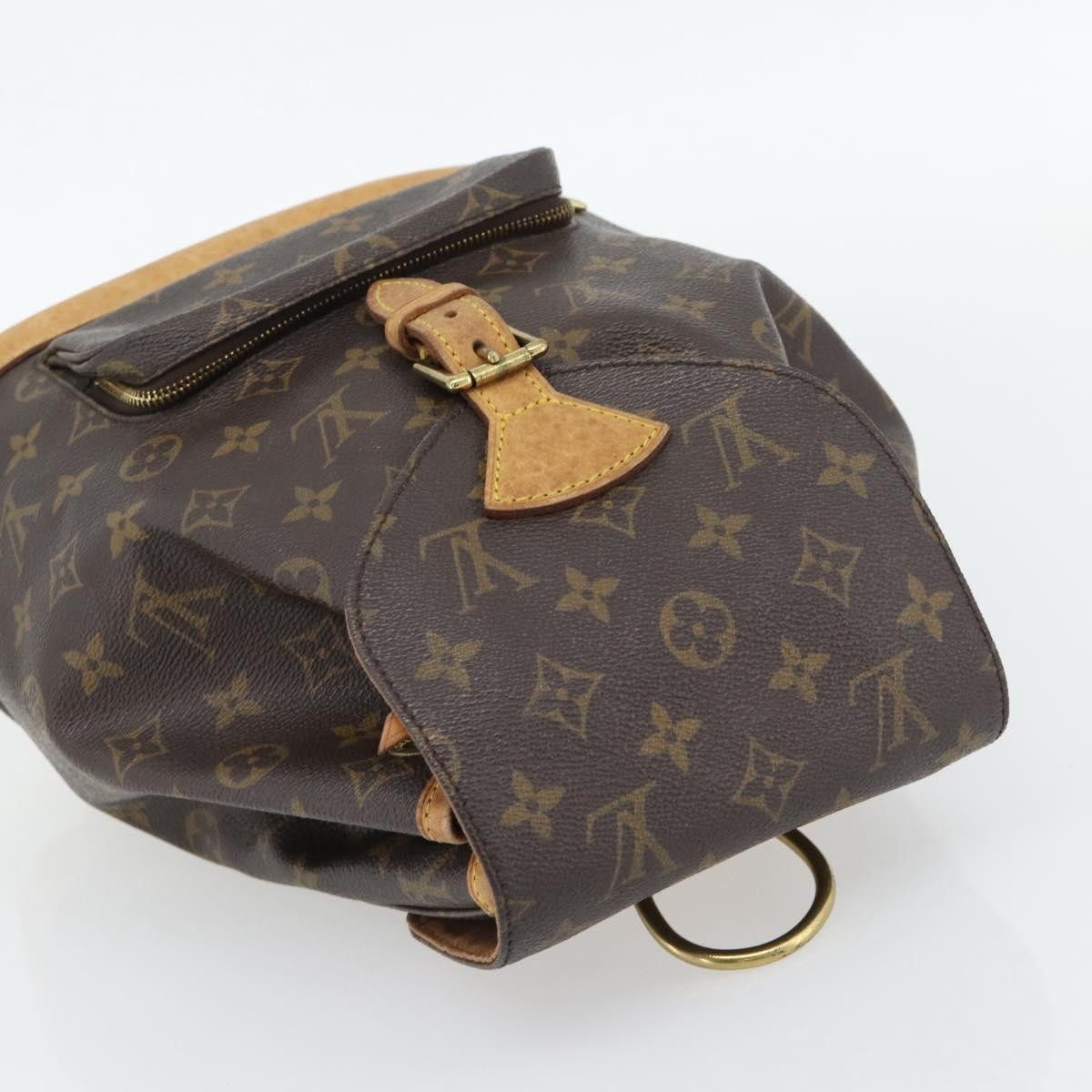 Louis Vuitton Vintage Montsouris Monogram Canvas Brown Canvas Backpack Bag (Pre-Owned)