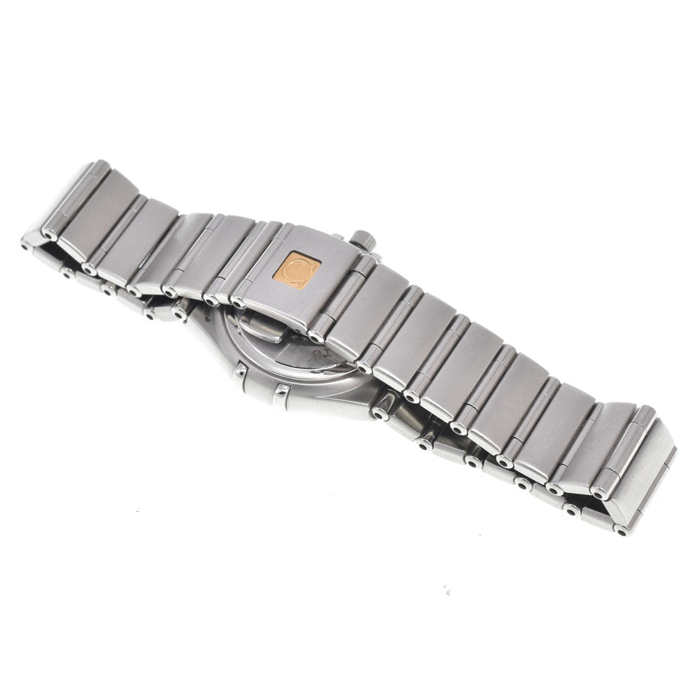 Omega Constellation Quartz Stainless Steel With Diamond Bezel And Markers Watch (Pre-Owned)