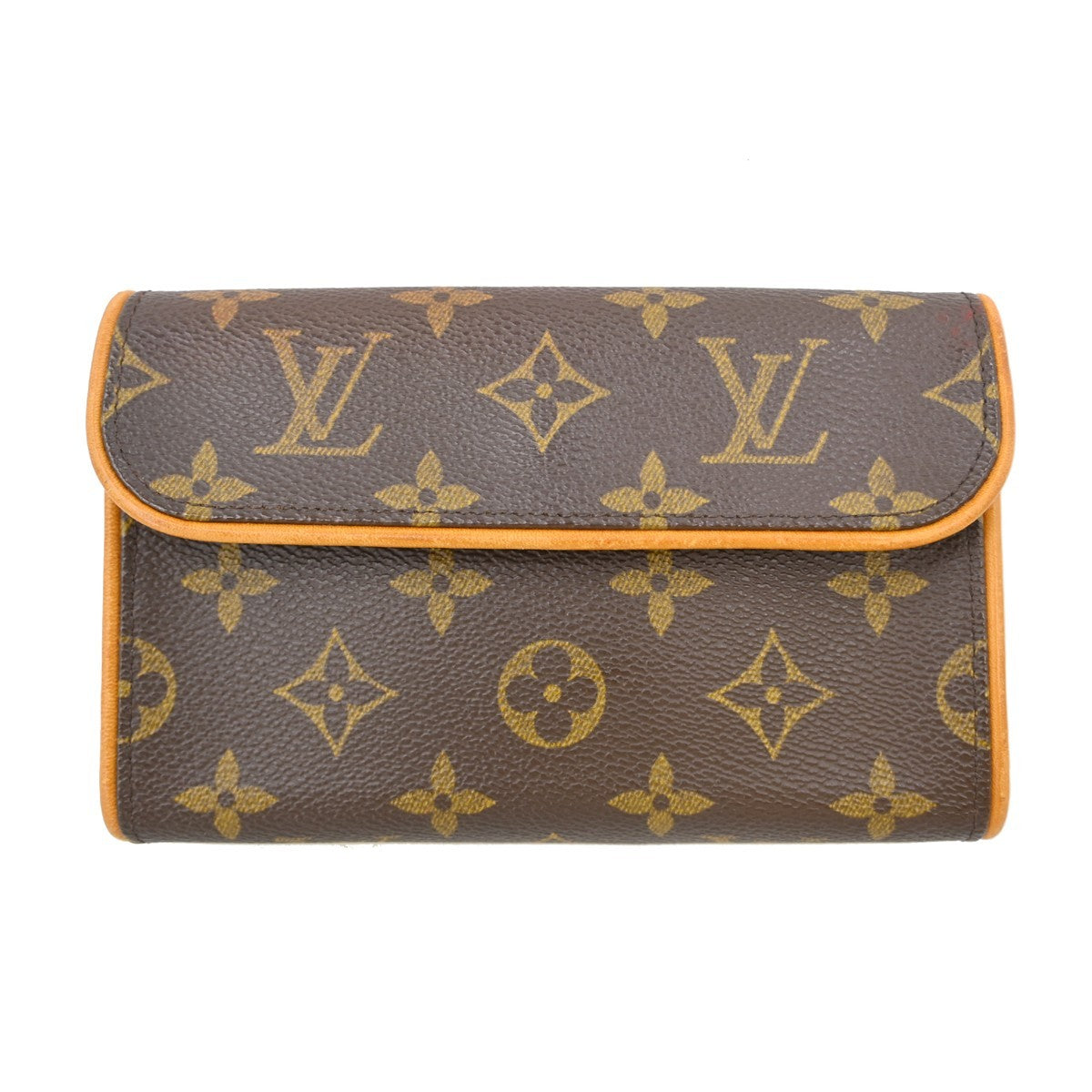 Louis Vuitton Florentine Waist Monogram Canvas Brown Canvas Clutche & Pouche Bag (Pre-Owned)