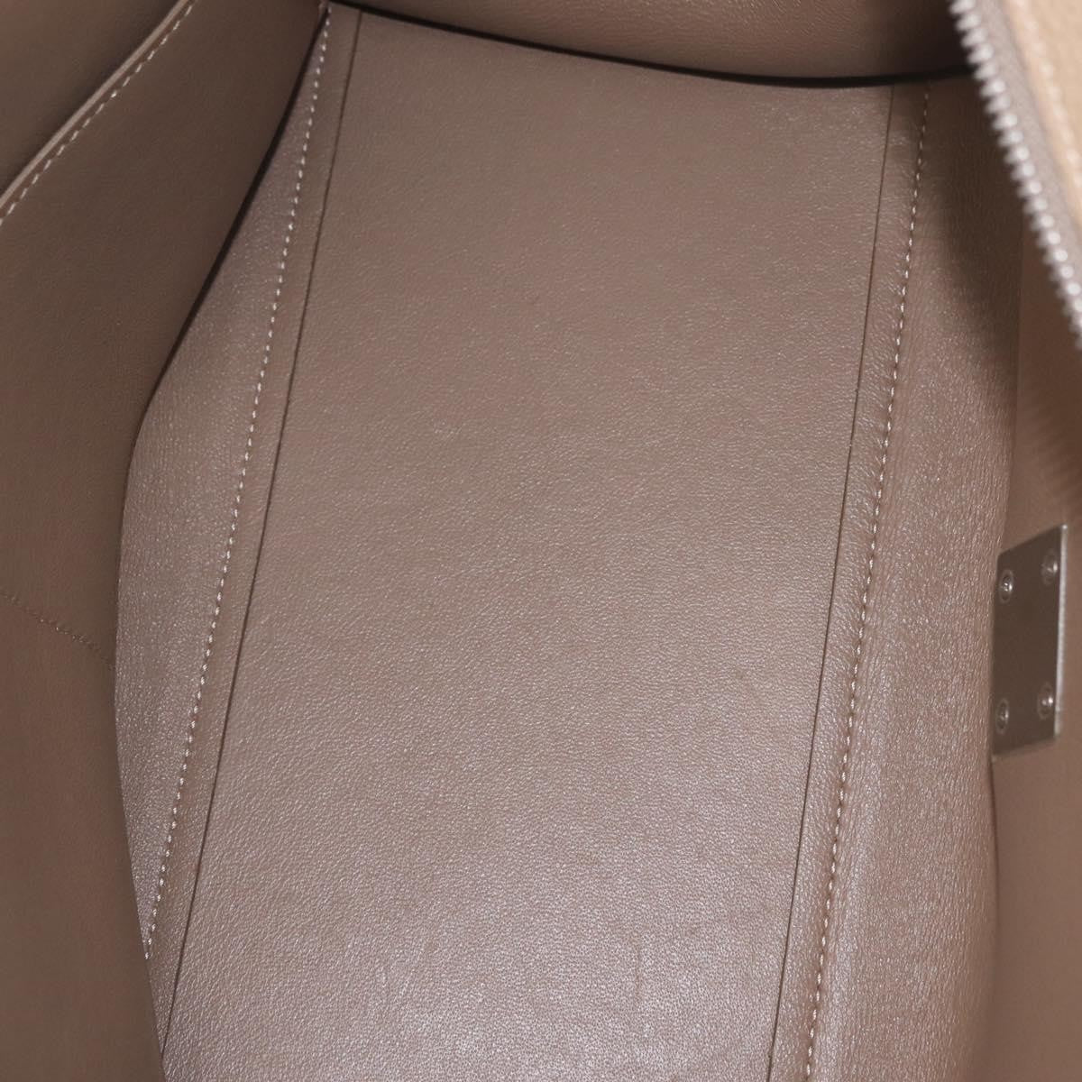 Celine Trapeze Leather Beige Leather Handbag (Pre-Owned)