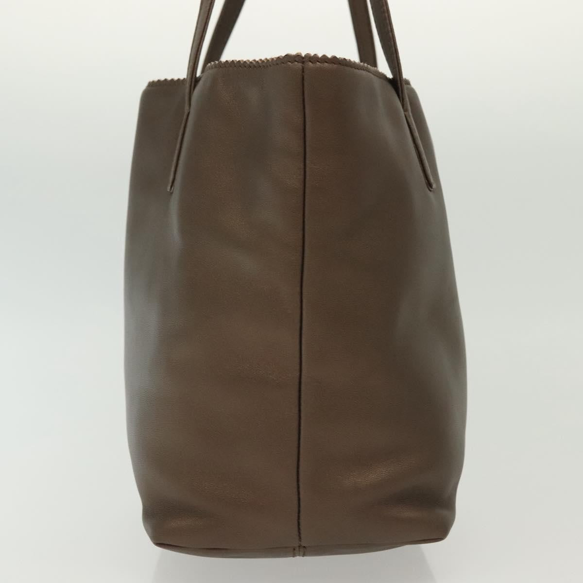 Loewe Anagram Leather Brown Leather Handbag (Pre-Owned)