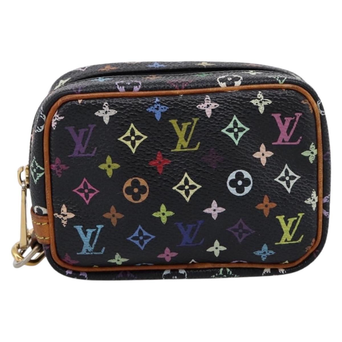 Louis Vuitton Wapity Trousse Monogram Multicolor Black Canvas Clutche & Pouche Bag (Pre-Owned)