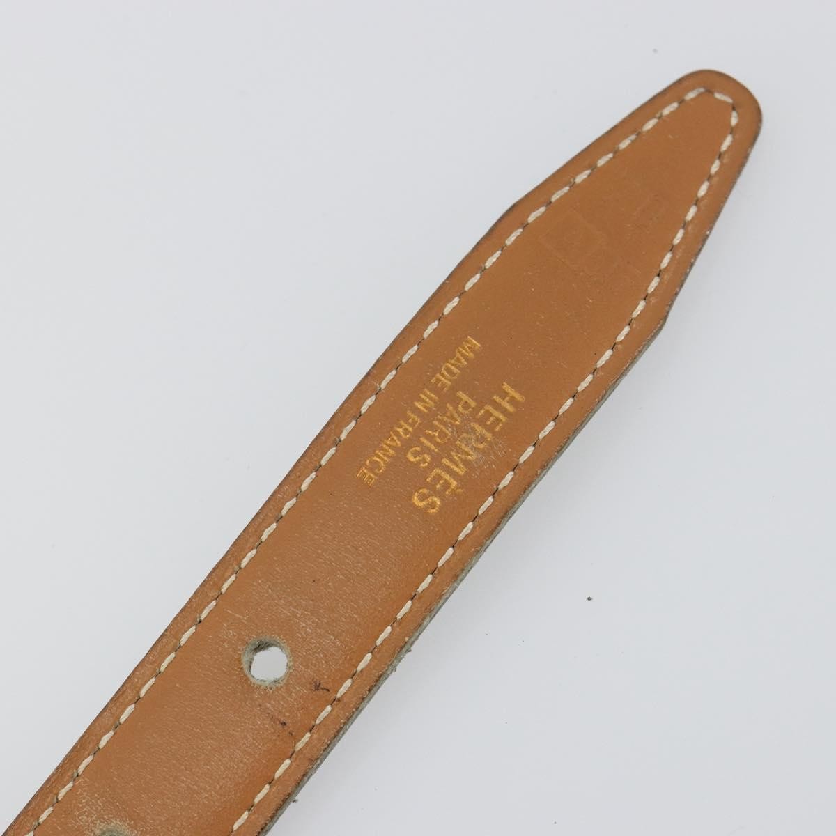 Hermes Constance Belt Leather Beige Leather Belts Accessory (Pre-Owned)