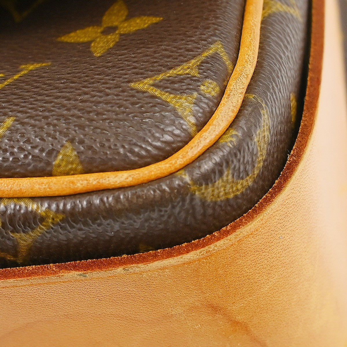 Louis Vuitton Cartouchiere Monogram Canvas Brown Canvas Shoulder Bag Bag (Pre-Owned)
