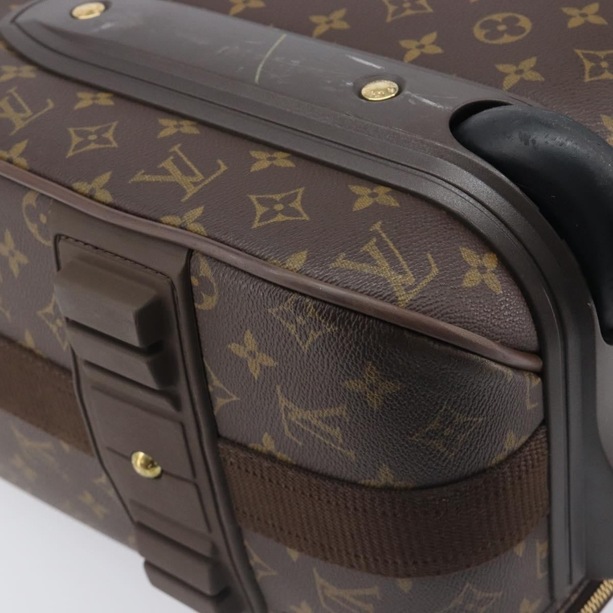 Louis Vuitton Pegase Luggage Monogram Canvas Brown Canvas Travel Bag Bag (Pre-Owned)