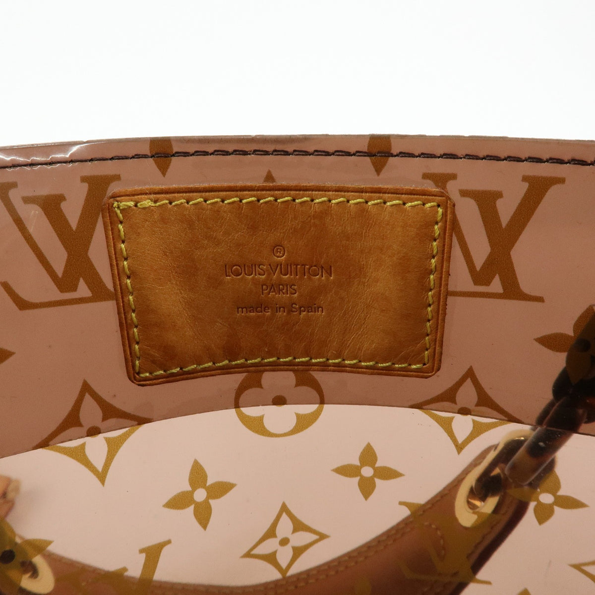 Louis Vuitton Sac Ambre Monogram Vinyl Brown Plastic Handbag (Pre-Owned)