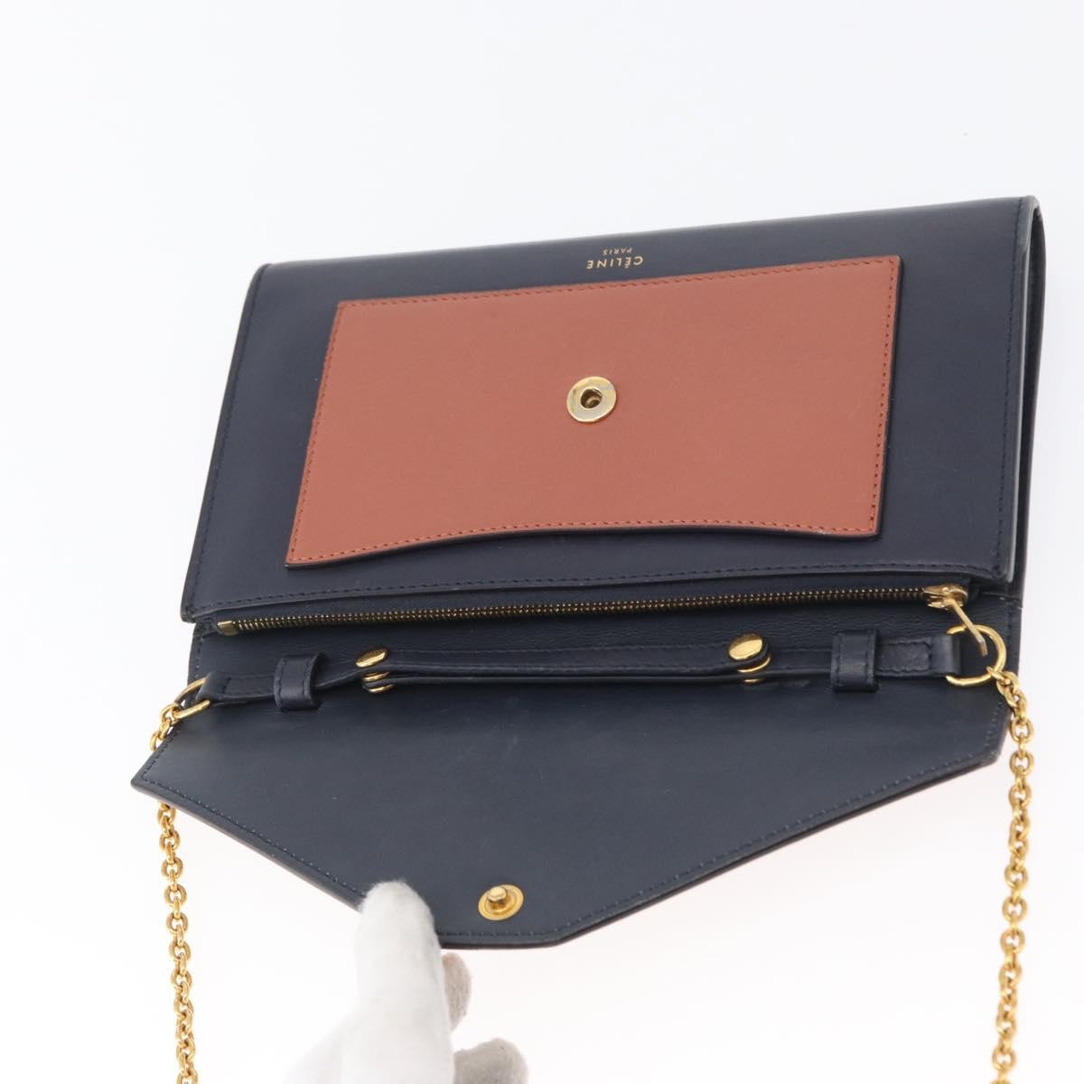 Celine Pocket Envelope Leather Multicolour Leather Shoulder Bag Bag (Pre-Owned)
