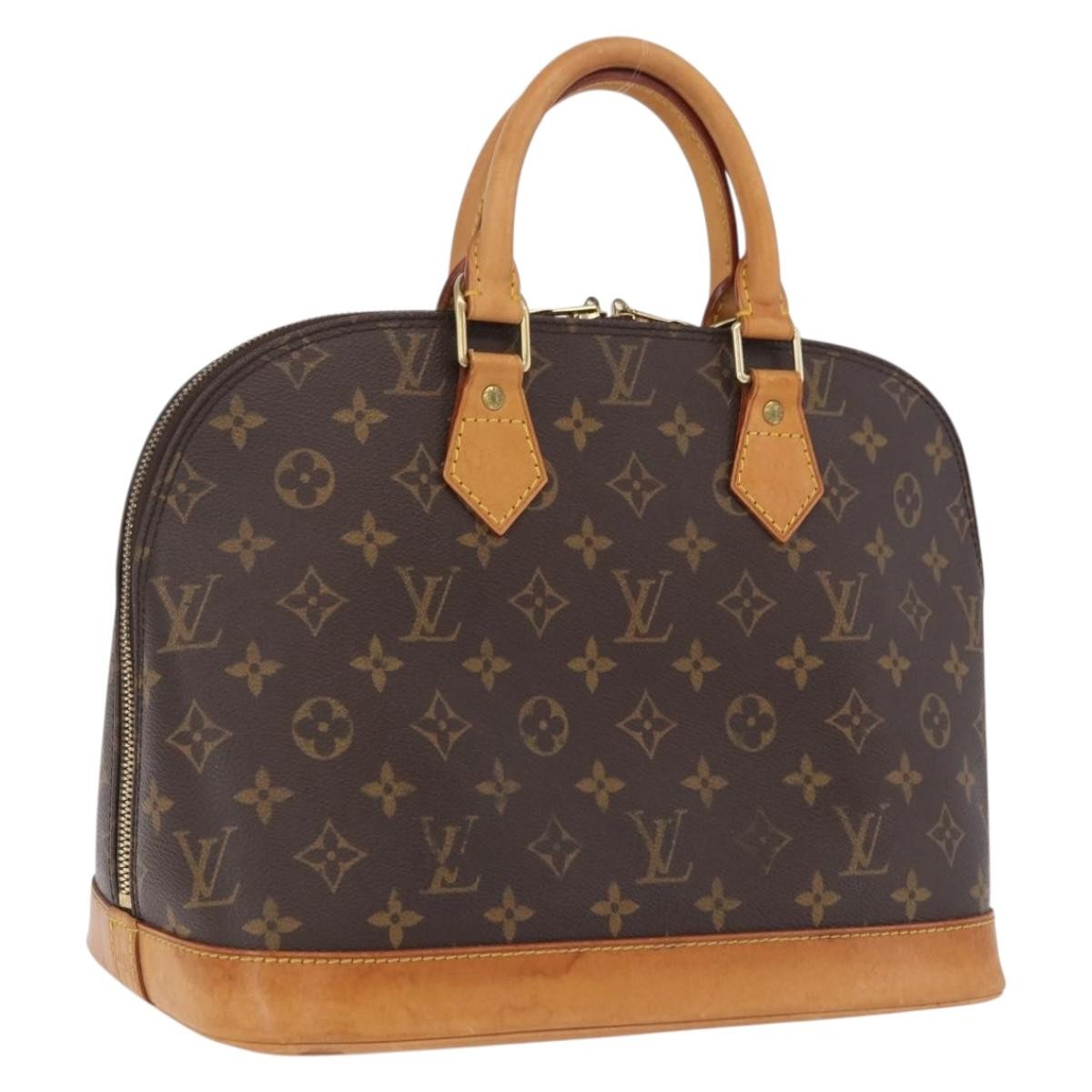 Louis Vuitton Alma Monogram Canvas Brown Canvas Handbag (Pre-Owned)