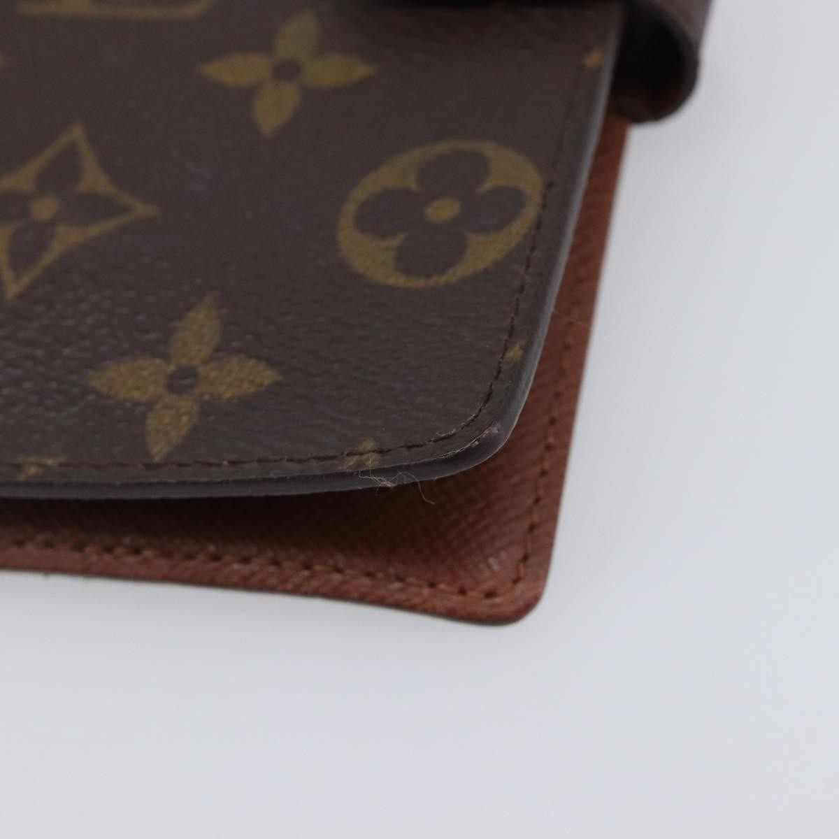 Louis Vuitton Agenda Cover Monogram Canvas Brown Canvas Briefcase Bag (Pre-Owned)