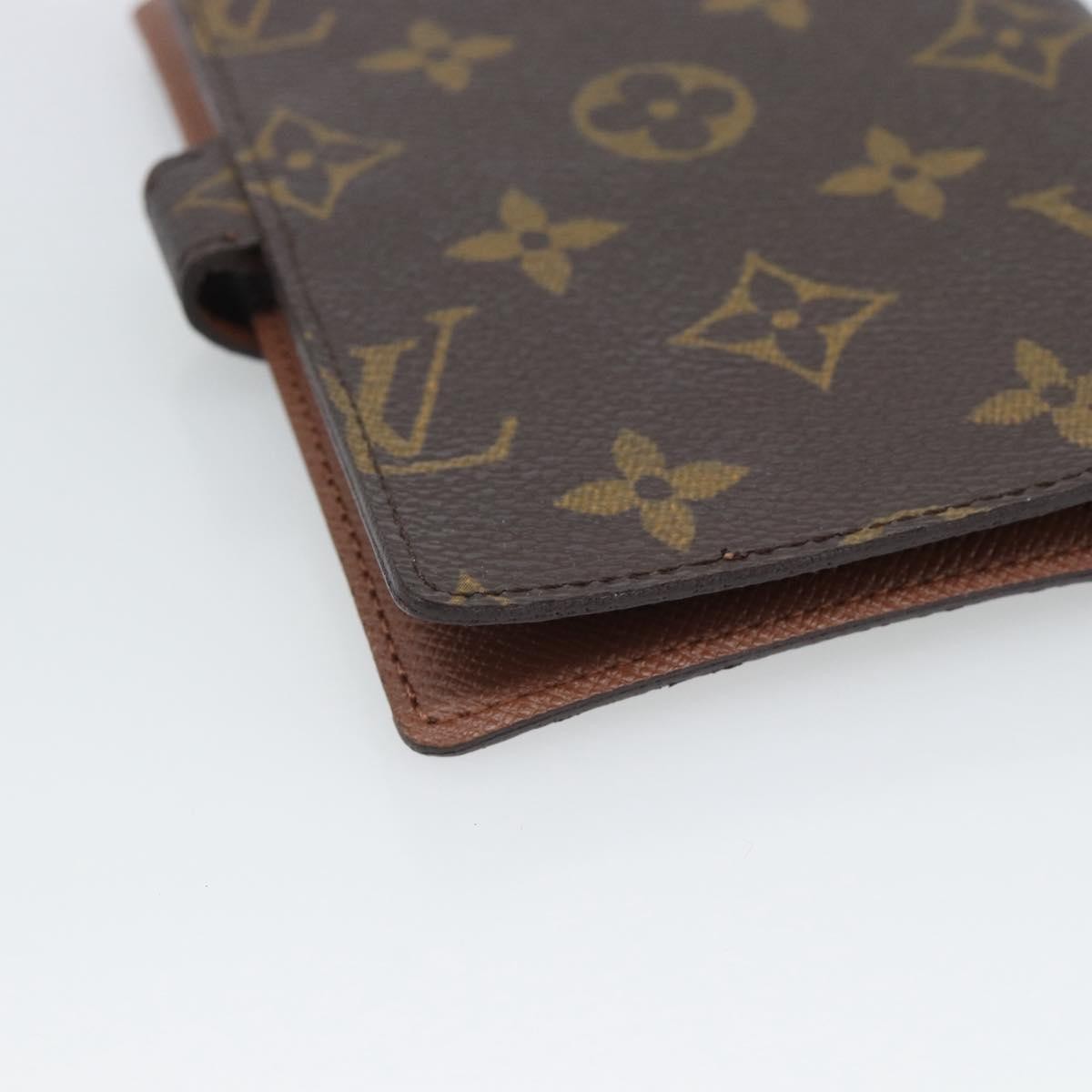 Louis Vuitton Agenda Cover Monogram Canvas Brown Canvas Wallets Accessory (Pre-Owned)
