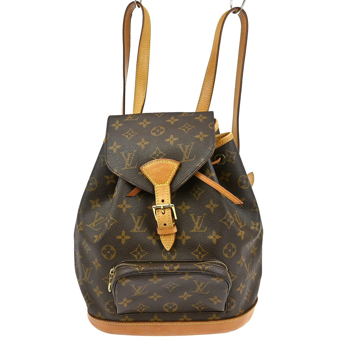 Louis Vuitton Montsouris Monogram Brown Canvas Backpack Bag (Pre-Owned)