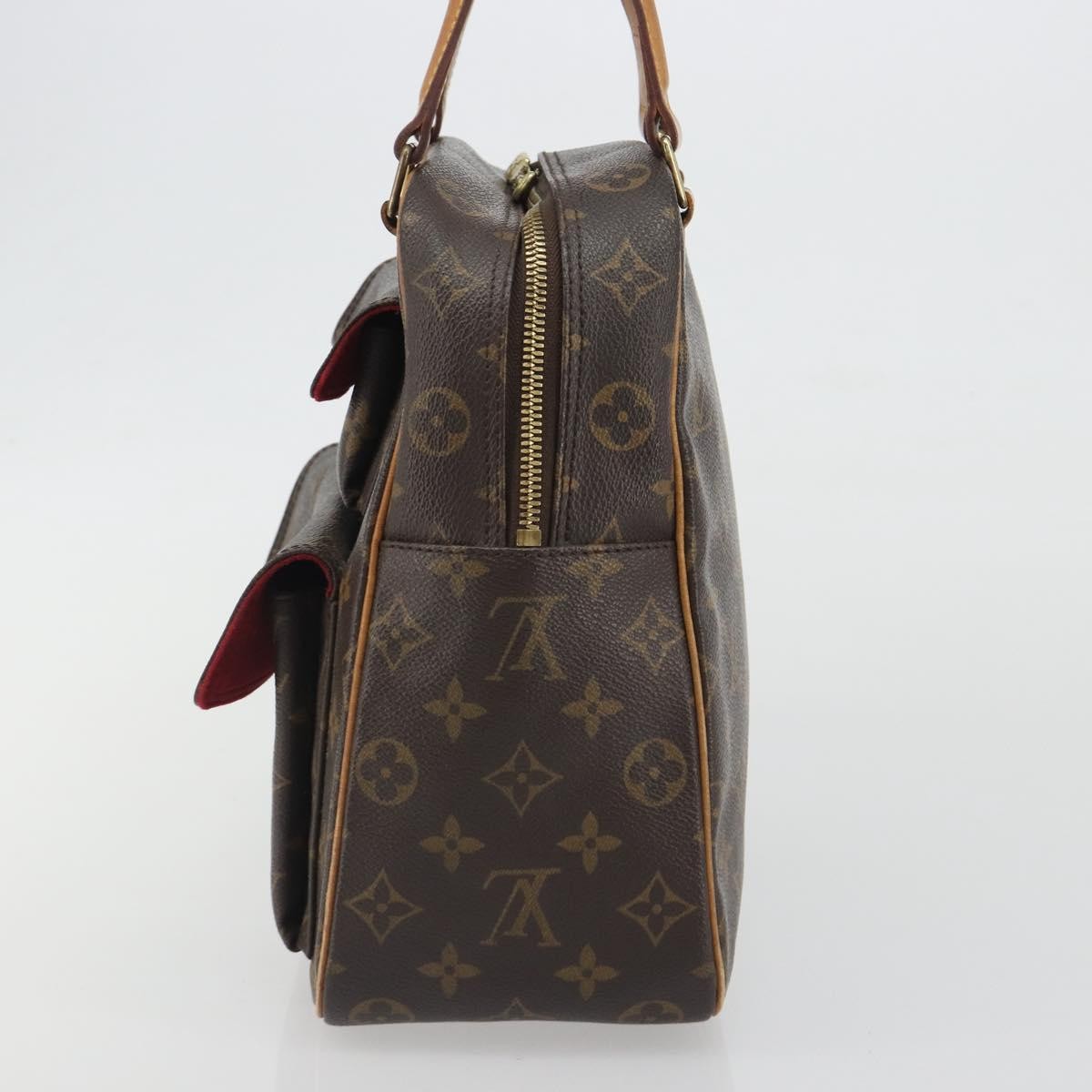 Louis Vuitton Excentri-Cite Monogram Canvas Brown Canvas Handbag (Pre-Owned)