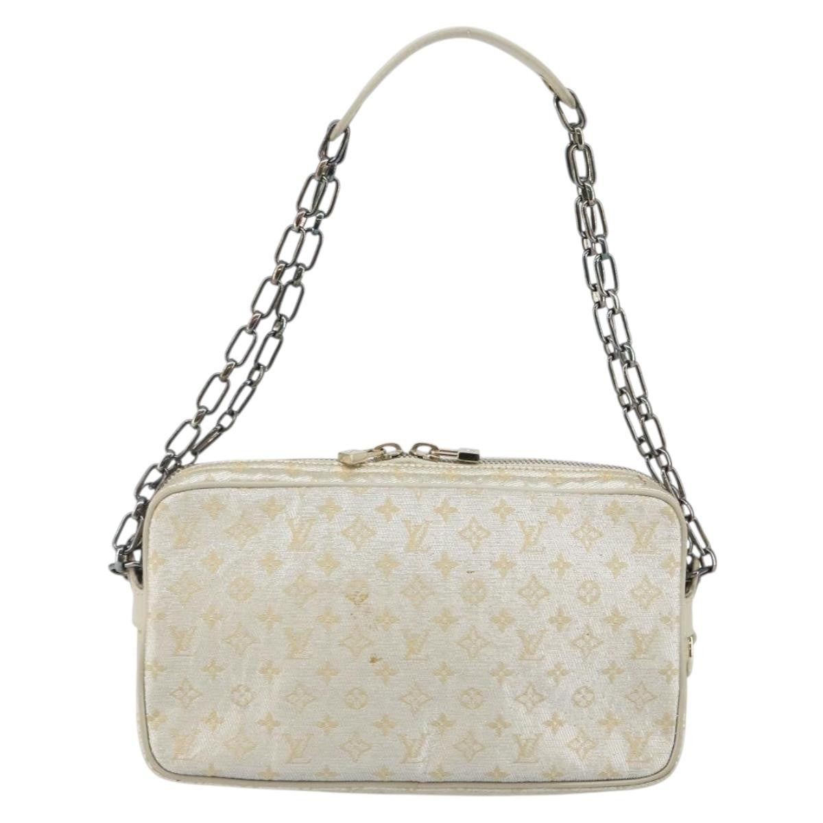 Louis Vuitton Mckenna Mini Lin Gold Canvas Bag (Pre-Owned)