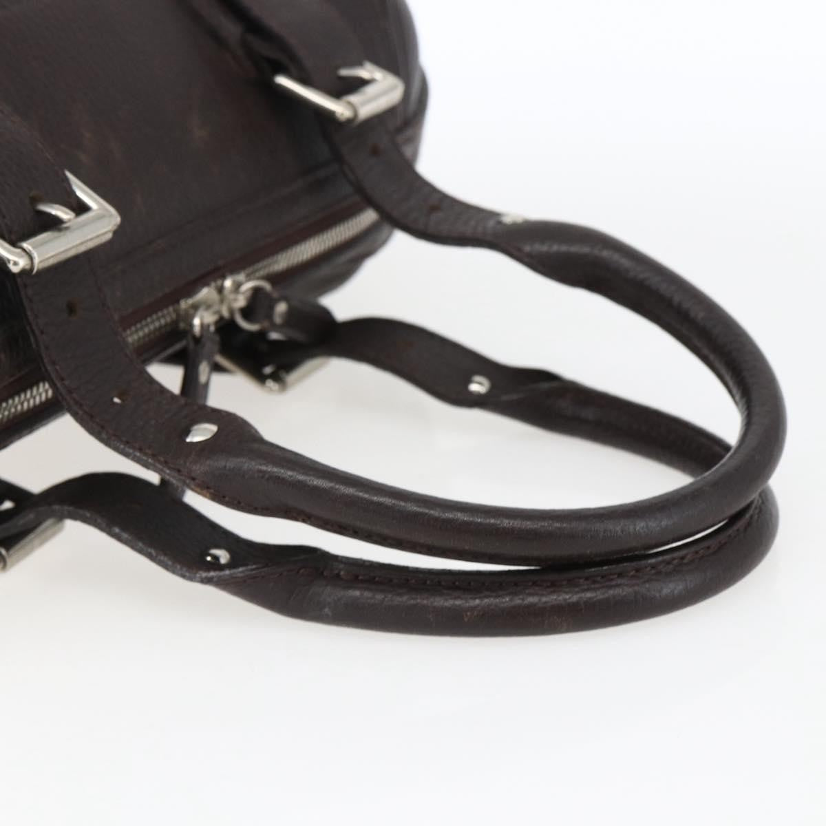 Burberry Vintage Leather Brown Leather Handbag (Pre-Owned)