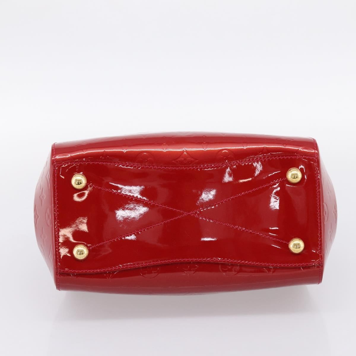 Louis Vuitton Montana Monogram Vernis Red Patent_Leather Handbag (Pre-Owned)