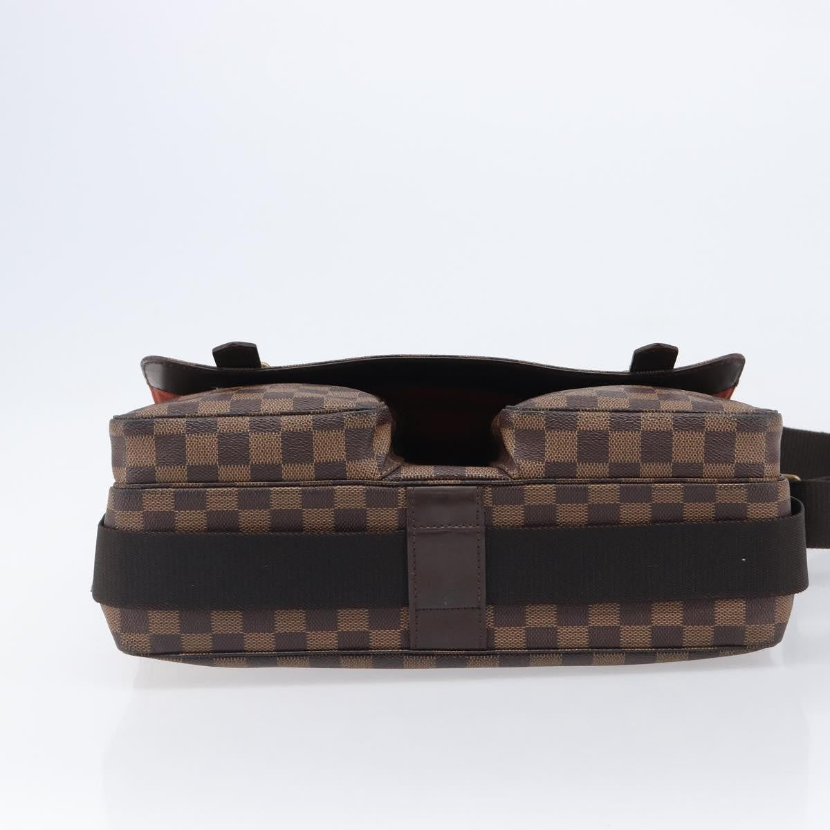 Louis Vuitton Broadway Damier Ebene Brown Canvas Shoulder Bag Bag (Pre-Owned)