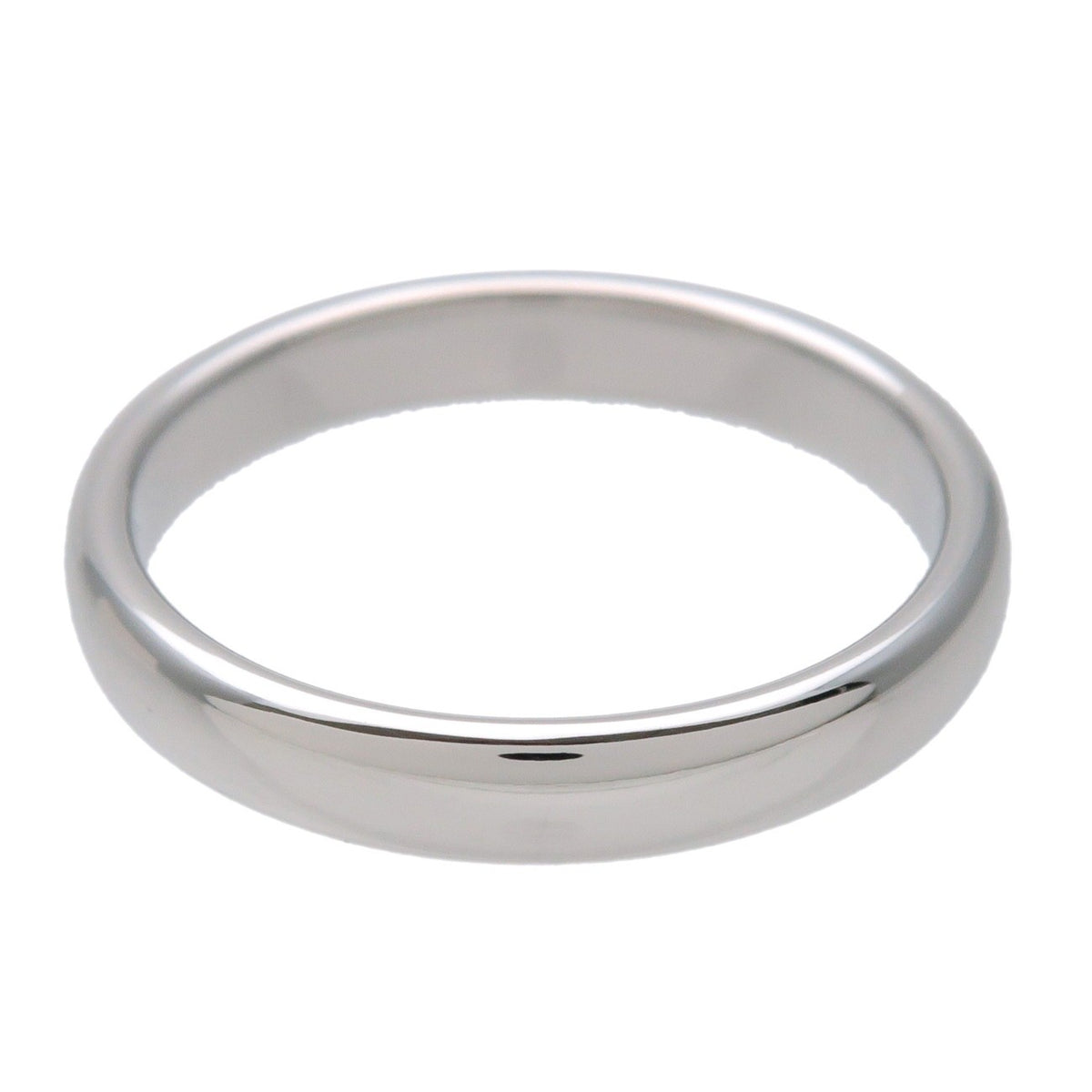 Tiffany & Co. Classic Wedding Band Platinum Silver Platinum Ring Jewelry (Pre-Owned)