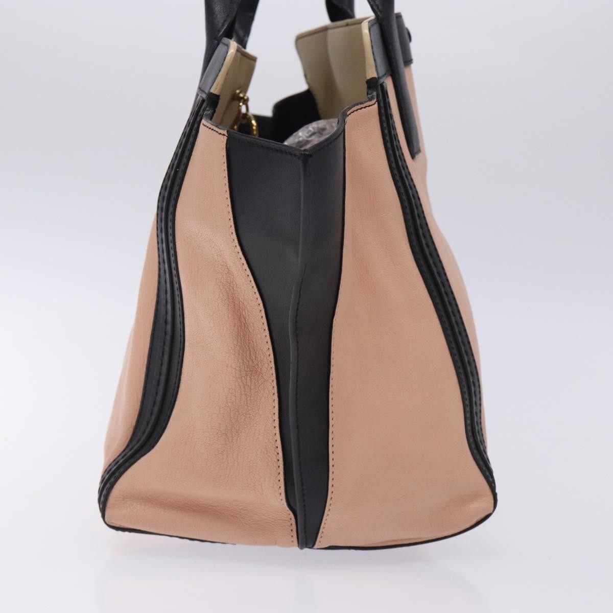 Chloe Alison East West Tote Leather Pink Leather Tote Bag Bag (Pre-Owned)
