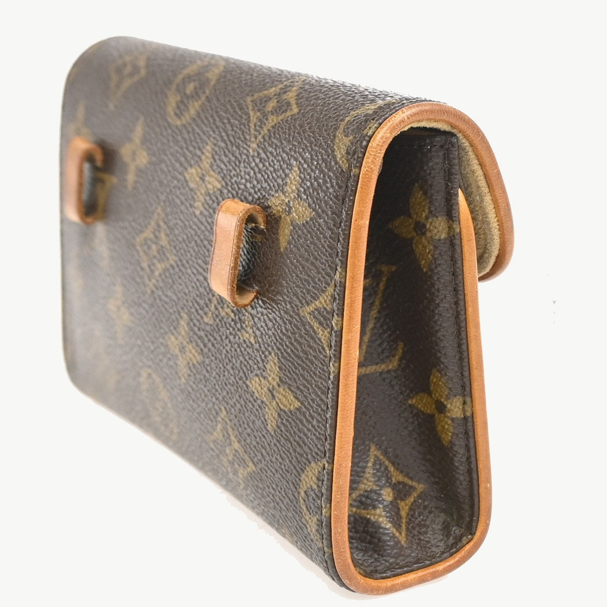 Louis Vuitton Florentine Canvas Brown Canvas Clutche & Pouche Bag (Pre-Owned)